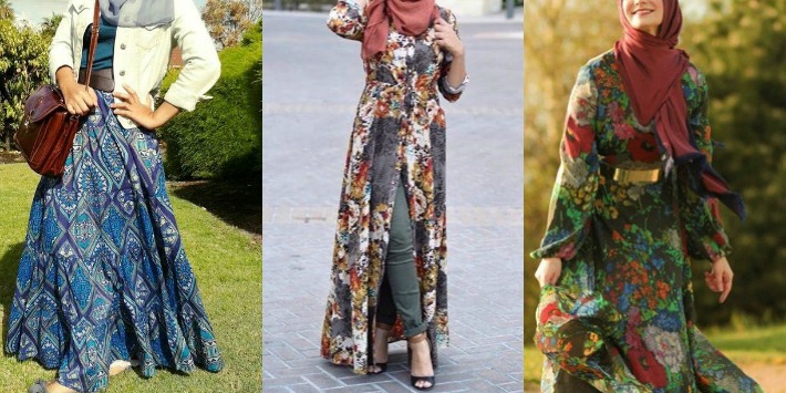 Hijabi Essentials Collage bold prints