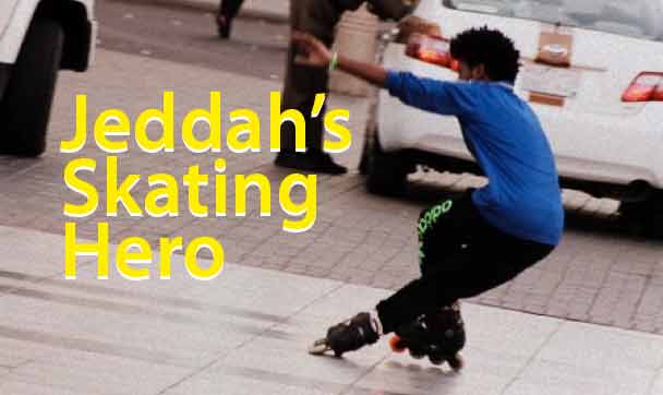 Brave Saudi Youth Helps Police Catch Criminal On Inline Skates