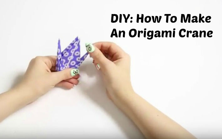 DIY: How To Make An Origami Crane - Destination KSA
