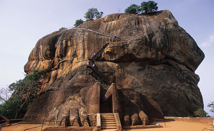 Sigiriya rock fortress.