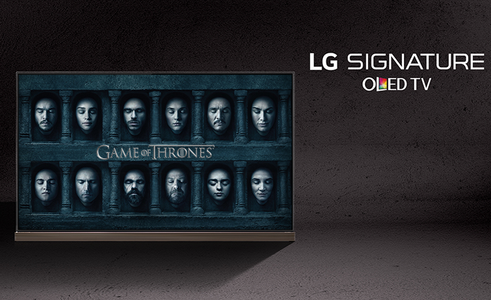 The LG Signature OLED TV is perfect for Game of Thrones