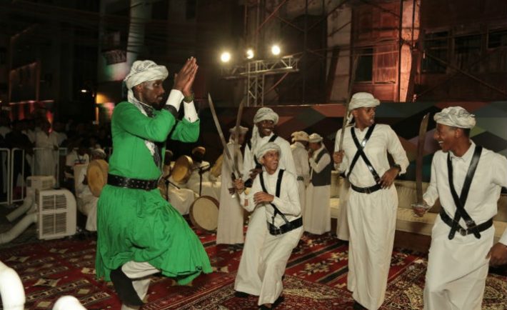 Traditional Mizmar Dance Show at Historic Jeddah Season