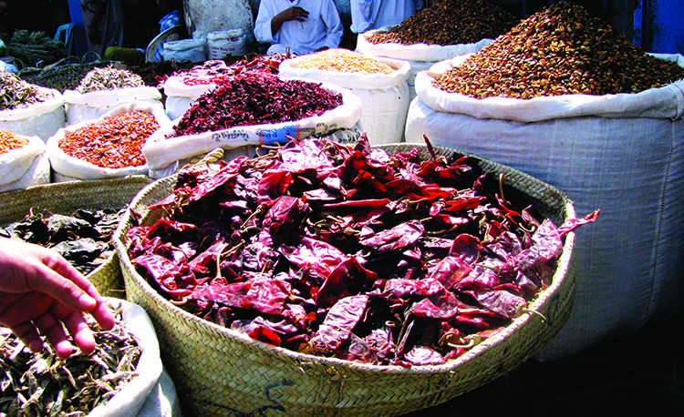 Purchase a variety of spices from Al Aziziyah