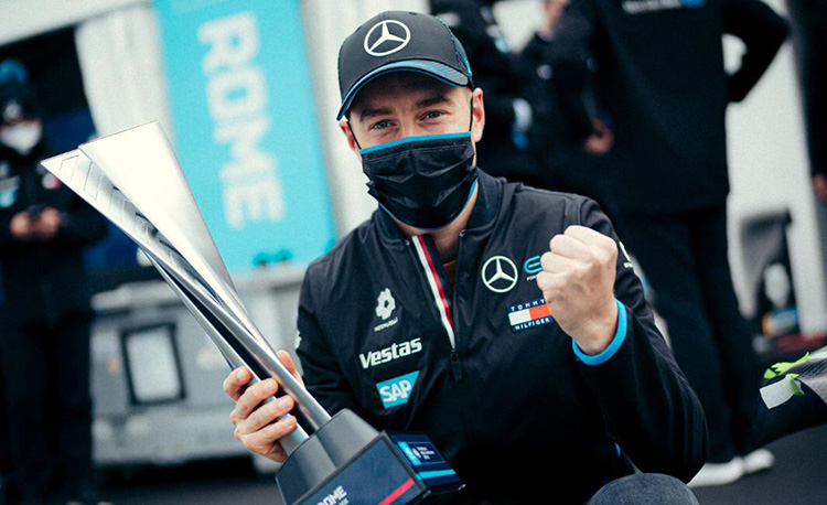 Mercedes-EQ Formula E Team Celebrate Race Win at the Rome E-PRIX