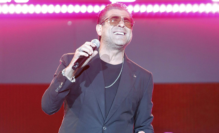 RIYADH, SAUDI ARABIA - DECEMBER 18: Wael Kfoury performs on stage during MDLBEAST SOUNDSTORM 2021 on December 18, 2021 in Riyadh, Saudi Arabia. (Photo by Darren Arthur/Getty Images for MDLBEAST SOUNDSTORM )