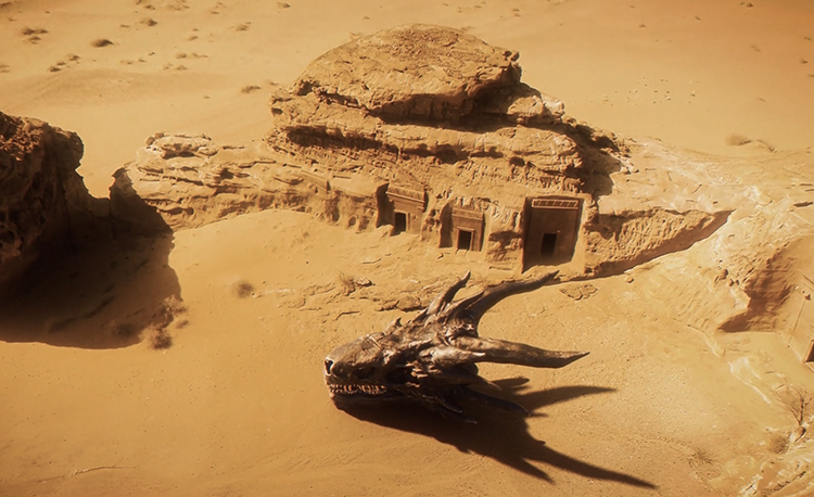 Dragons Spotted in the Ancient Desert City of Alula!