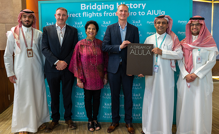 AlUla International Airport Received the First Flynas Direct Flight from Cairo