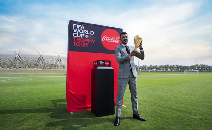 2022 FIFA World Cup™ Trophy Tour by Coca-Cola Arrives in Saudi Arabia