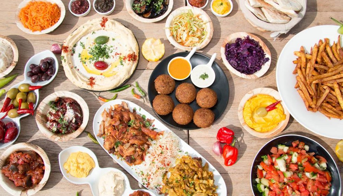 طعام لبناني.. تعبيرية عن أفضل مطعم لبناني في الرياض