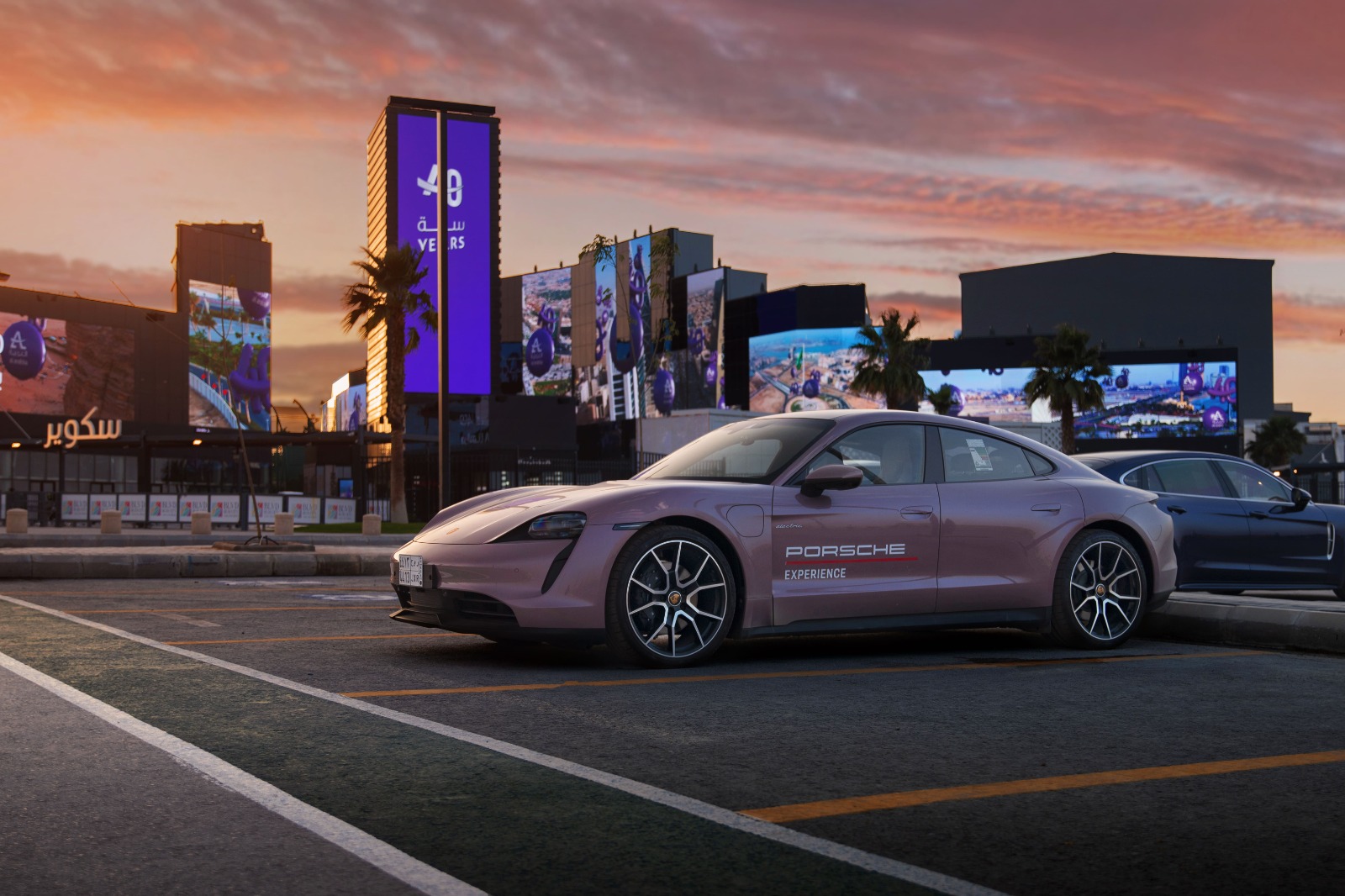 First all-electric Porsche sports car arrives in Saudi Arabia!