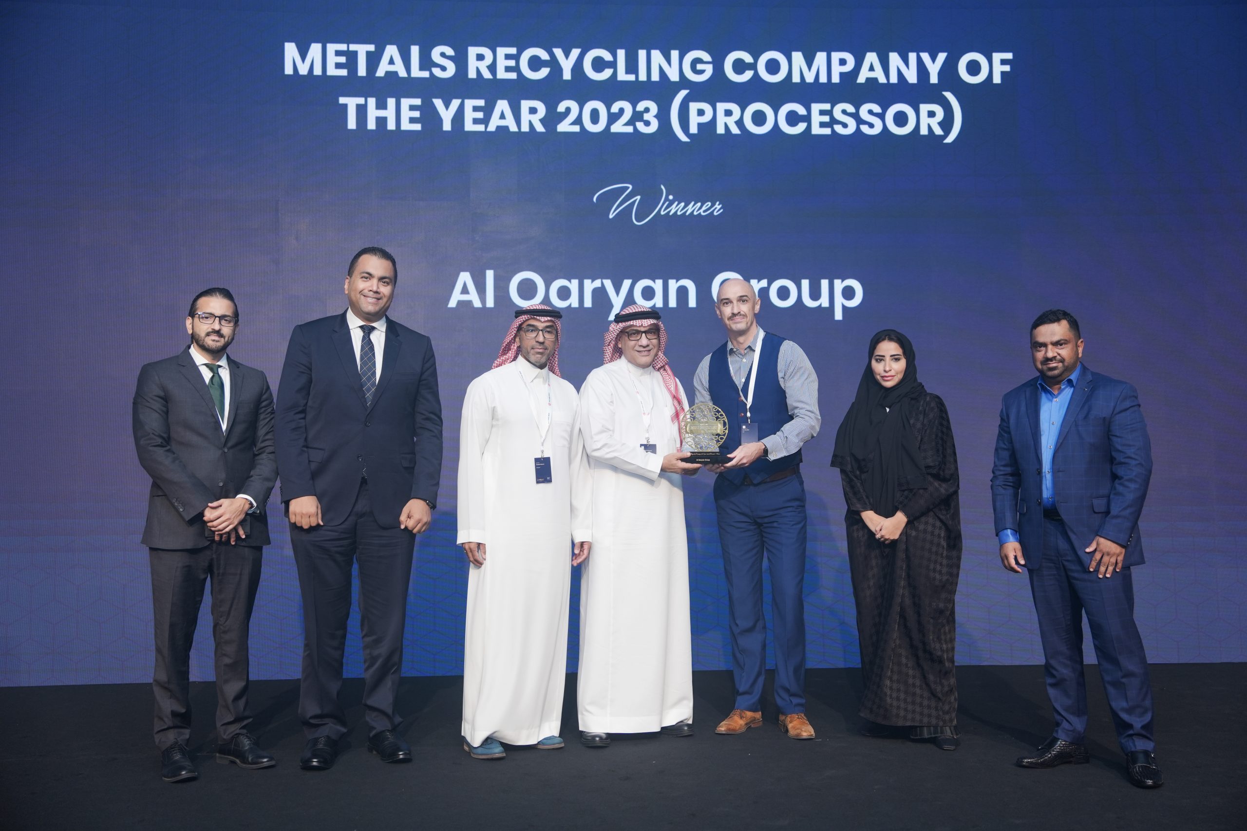 Al Qaryan Group Secures its Fifth Consecutive Company of the Year Award in Metals Recycling
