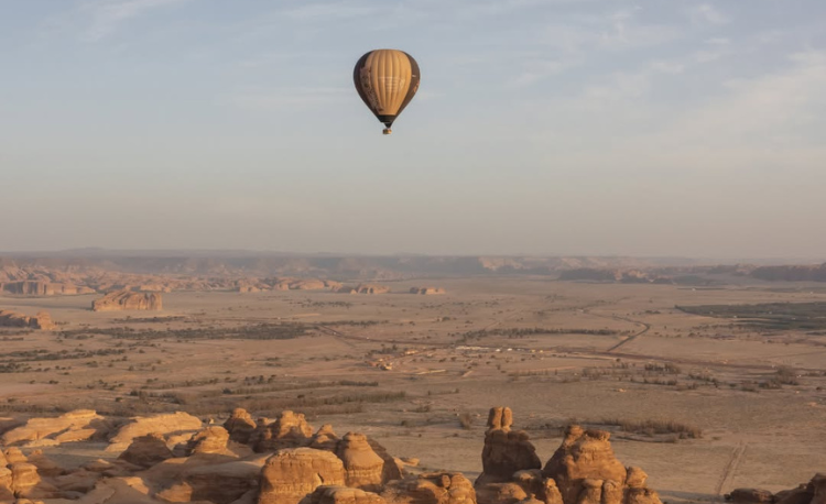 Hero Balloon in the air AlUla Skies Festival