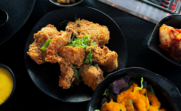 Korean street food chicken