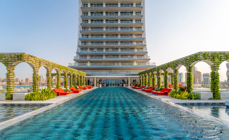 Unwind in Style: Raffles Doha Delivers the Ultimate Experience in 2025 1 Raffles Doha entrance