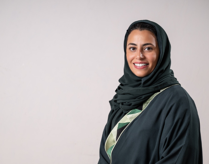 Portrait of Bayan Fakeih, CEO of Teem, an invoice and F&B app