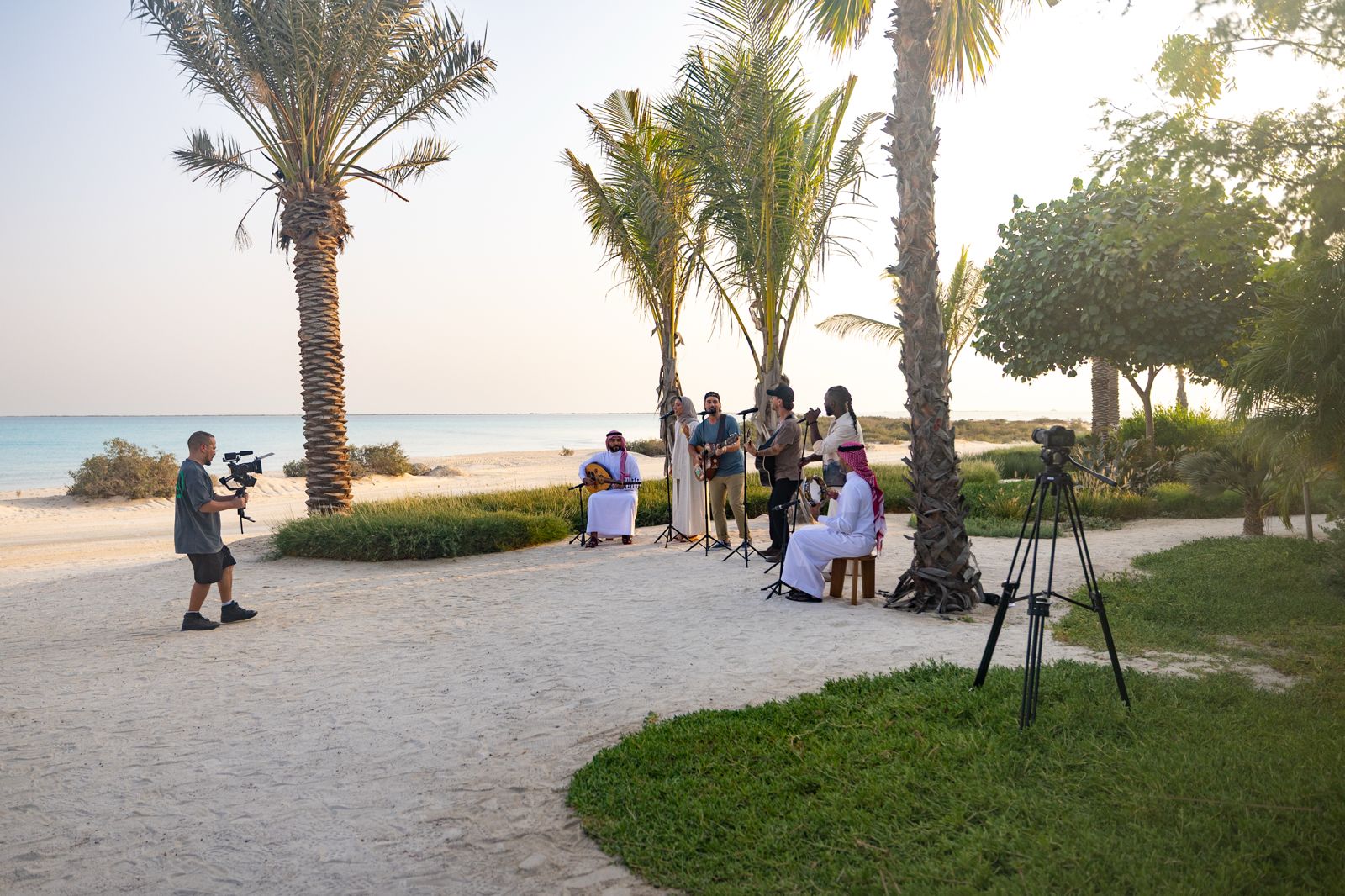 Music Travel Love films their first Saudi project