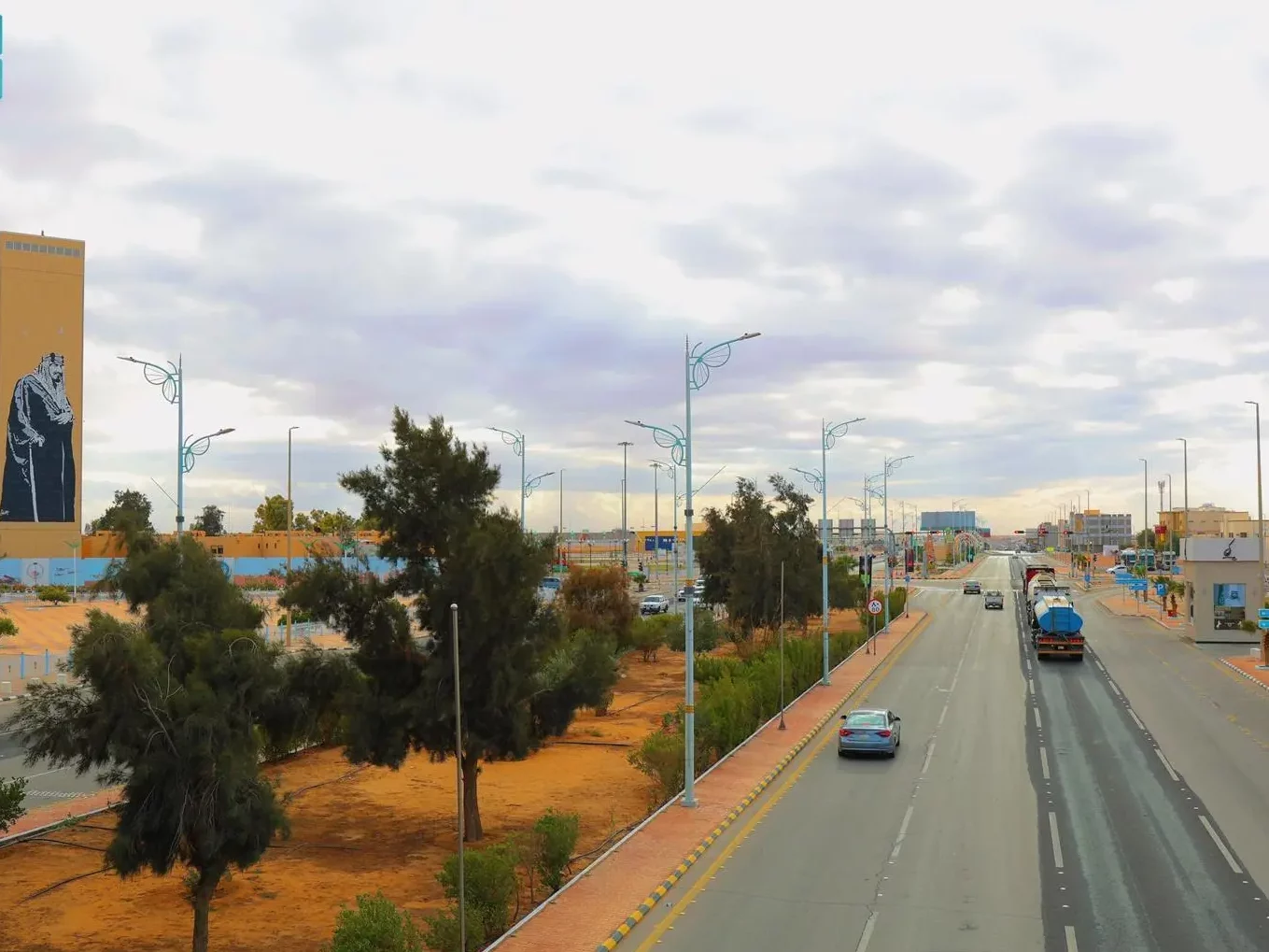 Below zero temperatures in Saudi