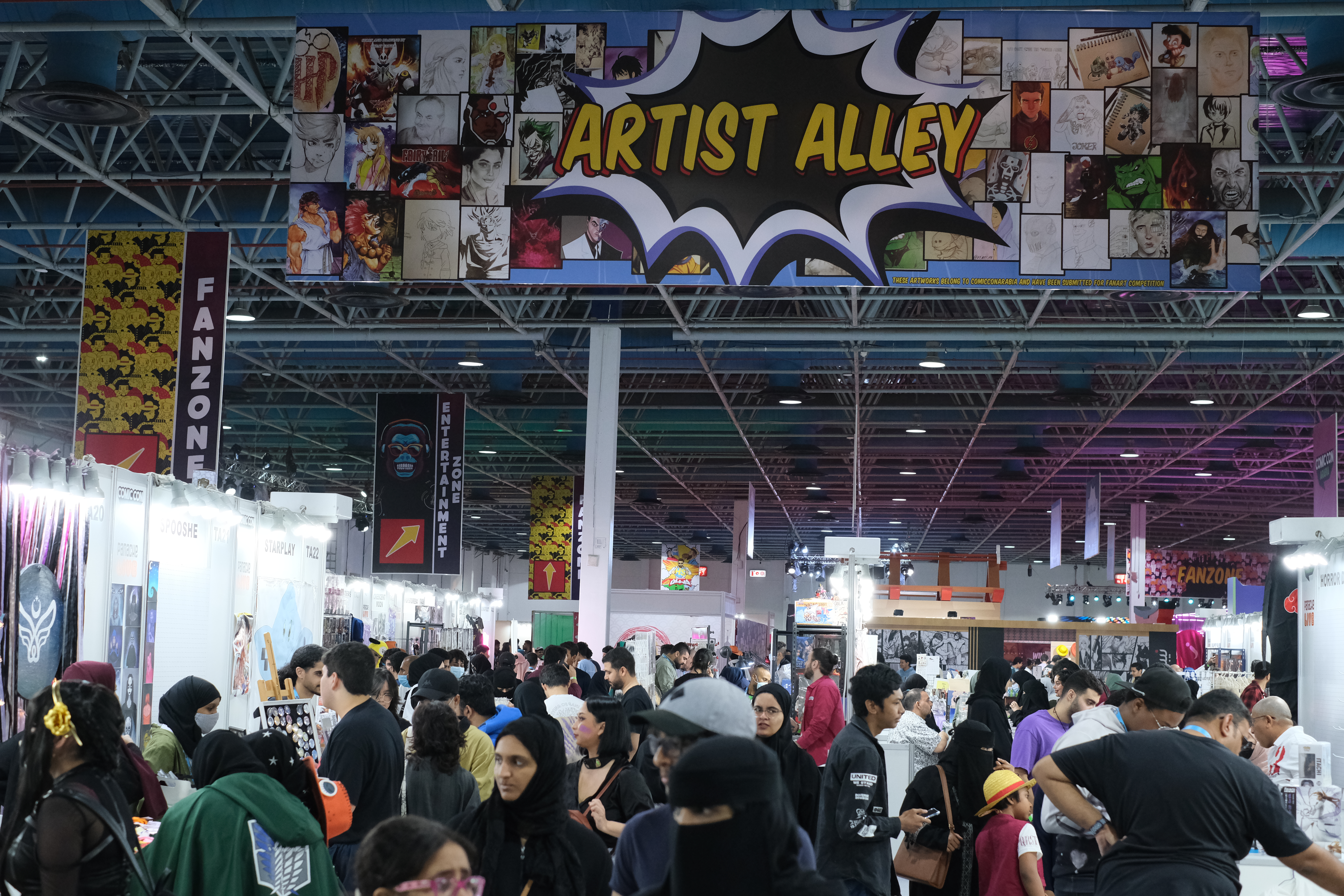 Artist Alley in Comic Con