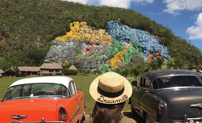 Dream a Little Dream of You 4 The Prehistoric Mural in Vinales is one of the largest in the world and represents the life of the first inhabitants of the Cuban archipelago.