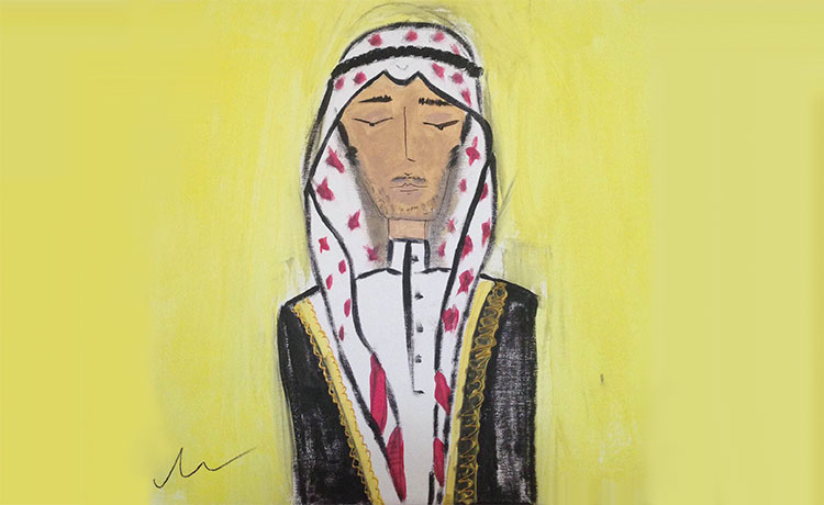 Meet this month’s emerging artist Maysoun AlTamimi 1 IMG_3440
