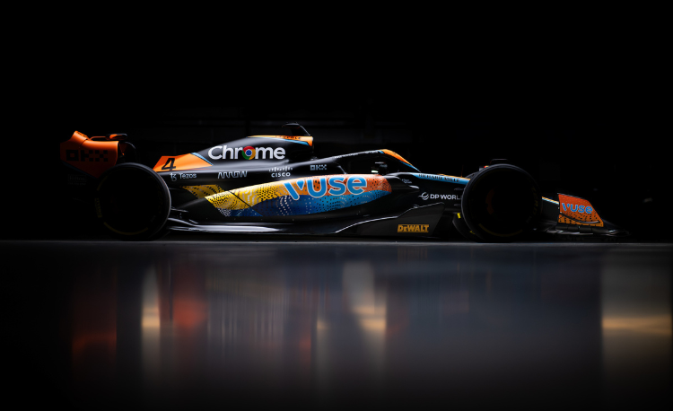 Art in Motion: Nujood Alotaibi's Collaboration with Vuse and McLaren F1 Team 1 Nujood McLaren Large